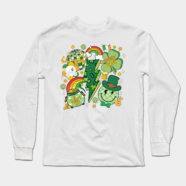 St. Patrick's Day Shirt Long Sleeve T-Shirt by SVGBistro